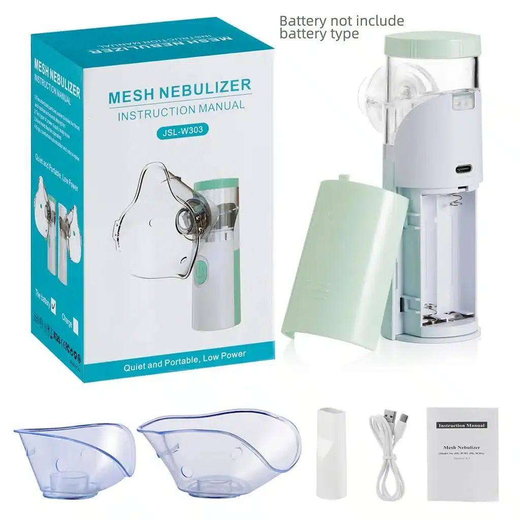 Portable Mesh Nebulizer - Easy Breathing Solution for the Whole Family