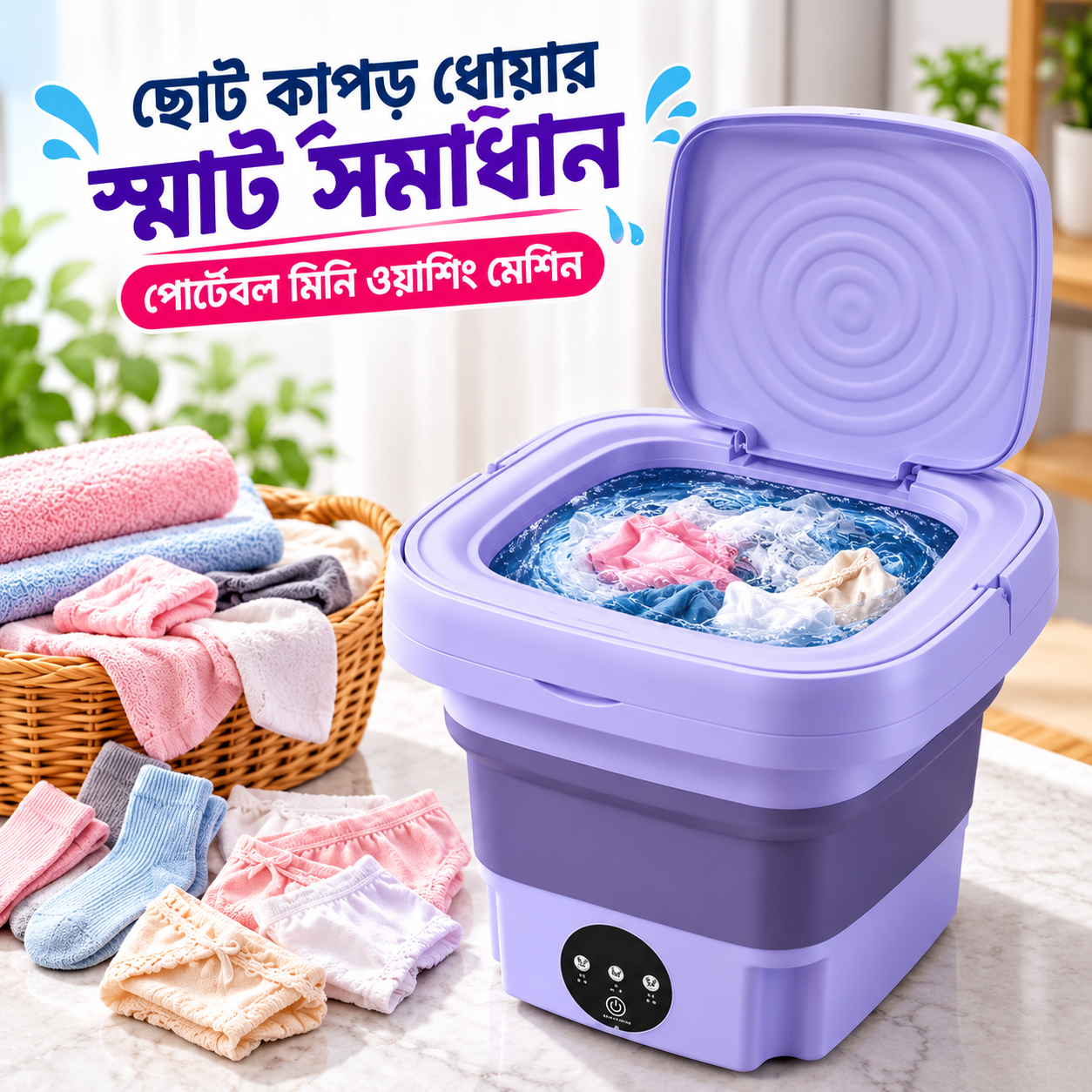Portable Mini Washing Machine
